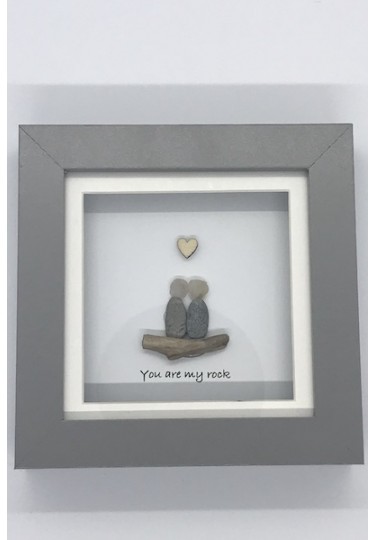 Pebble Art Picture - You are my rock
